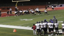 Encinal football highlights De Anza High School