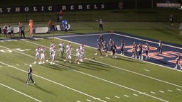 Notre Dame football highlights Teurlings Catholic High School