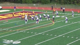 Bishop McNamara football highlights Gonzaga College High School