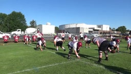 Highlight of O-Line Drills