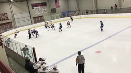 Blaine ice hockey highlights Anoka High School