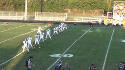 Wes-Del football highlights Monroe Central High School