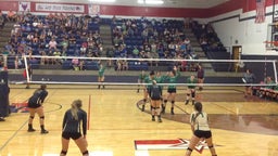 Cuero volleyball highlights vs. Canyon Lake High