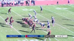 Ralston Valley football highlights Lakewood High School