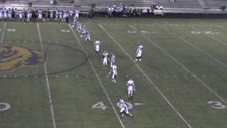 Wyoming East football highlights Nicholas County #5 Ejection 