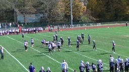 Valley Regional/Old Lyme football highlights North Branford High School