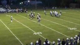 Hoosick Falls football highlights Lake George High School