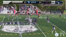 Hackley football highlights Montclair-Kimberley Academy