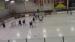 Blaine ice hockey highlights Irondale High School