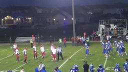 St. Mary's football highlights Clay Central-Everly High School