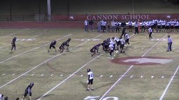 Fredrick Strickland's highlights Cannon - Cannon Varsity Football